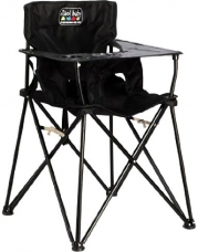 ciao! Baby Portable High Chair, Black,