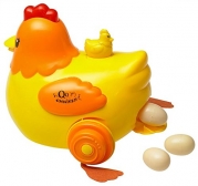 Bump 'N Go Walking Egg Laying Chicken with Lights Sound 'N Music- Great Easter Gift!