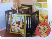 NEW Disney Lion King Secure-Me Crib Liner