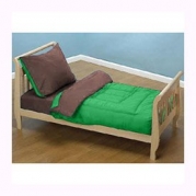 Green & Brown Toddler Bedding Set