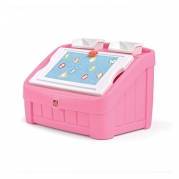 Step2 2-in-1 Toy Box and Art Lid, Pink