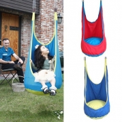 Baby Pod Swing Hammock Chair Hanging Chair Kid Indoor Outdoor Swing Seat Tent Blue
