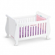 American Girl Bitty Baby Sweet Dreams Wooden Crib for 15 Dolls