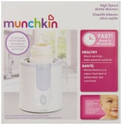 Munchkin High Speed Bottle and Food Warmer with Pacifier Cleaning Basket