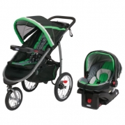 Graco FastAction Fold Jogger Click Connect Travel System, Fern