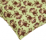 Carters Quilted Woven Playard Fitted Sheet, Monkey