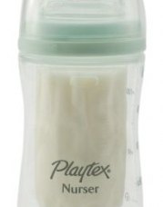 Playtex Drop-Ins Premium Nurser Bottle, 4 Ounce, Colors May Vary