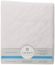 Carters Keep Me Dry Flat Quilted Crib Pad, White
