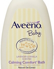 Aveeno Baby Calming Comfort Bath, Lavender & Vanilla, 18 Ounce