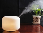 MIU ColorTM 500ml Aroma Diffuser Ultrasonic Humidifier LED Color Changing Lamp Light Ionizer