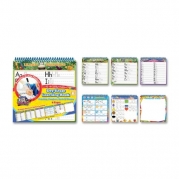 Board Dudes Wire Bound Dry Erase Activity Book - Letters, Numbers, Shapes & Games (11050VA-4)
