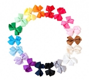 Ema Jane - Grosgrain Baby Hair Bow Clips (Headbands Not Included) (18 Pack)