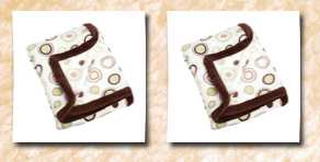 Carter's carters everyday easy printed boa blanket, ecru circles