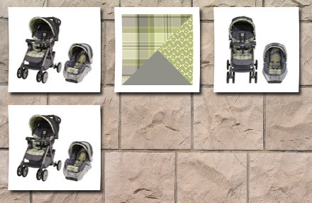 Graco alano classic connect travel system, roman