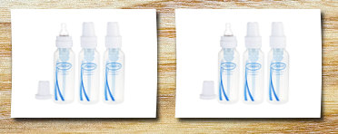 Dr. Brown's 3 pack bpa free polypropylene bottle, 8 oz