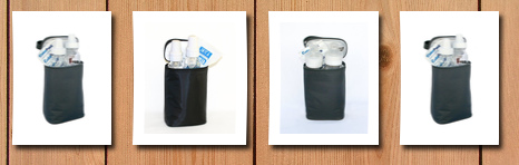 J.L. Childress jl childress tall twocool 2 bottle cooler, black