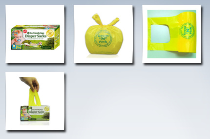 Green 'N' Pack green n pack easy-tie scented baby diaper sacks / diaper bags 200-count