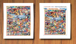 White Mountain Puzzles the eighties jigsaw puzzle