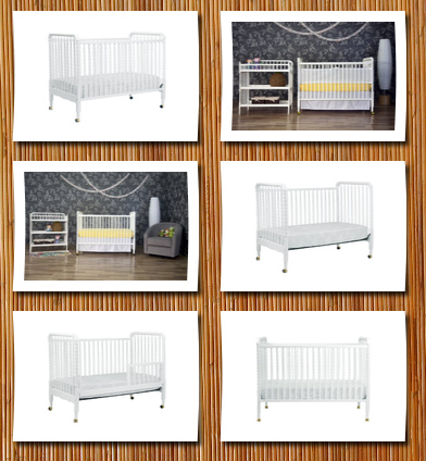 DaVinci jenny lind 3-in-1 convertible crib, white