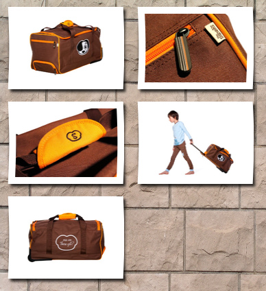 The Shrunks Wheeled Travel Bag The Shrunks Wheeled Travel Bag