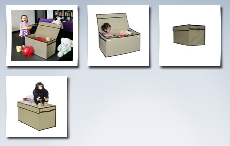 Great Useful Stuff kids collapsible large toy chest camel