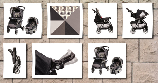 Graco urbanlite classic connect travel system, vance