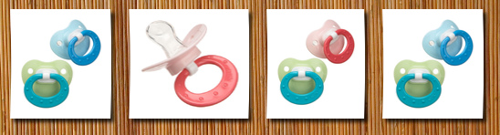 NUK 2 pack classic silicone bpa free fashion pacifier,
