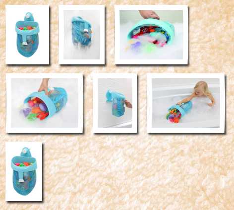 Brica super scoop bath toy organizer