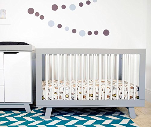 Babyletto Hudson Crib And Dresser Changer bo Grey